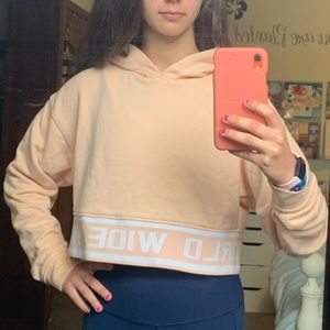 Forever 21 Wide World Cropped Sweatshirt